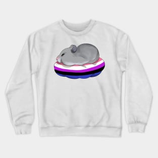 genderfluid hamster Crewneck Sweatshirt